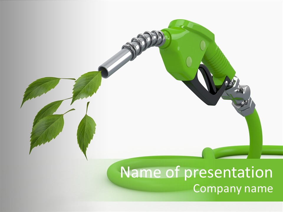 Environmental Fuel Diesel PowerPoint Template