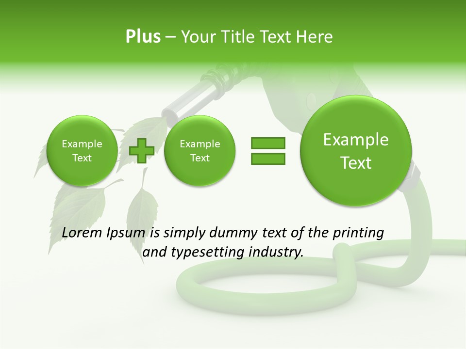Environmental Fuel Diesel PowerPoint Template