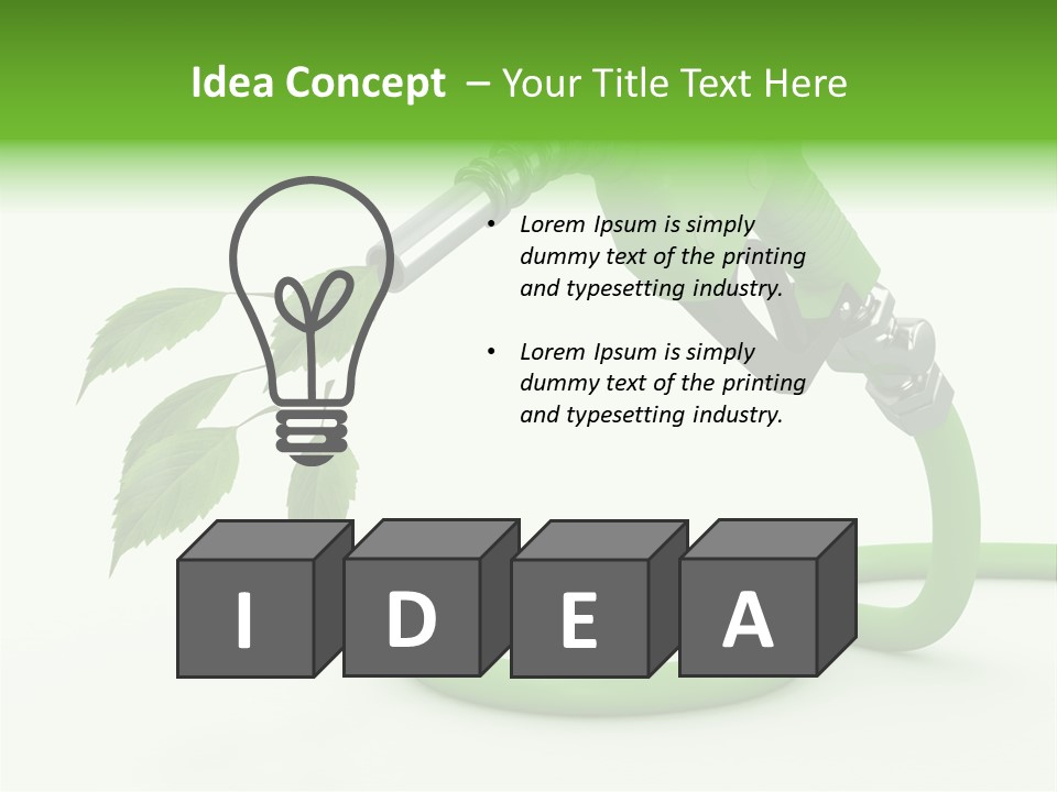 Environmental Fuel Diesel PowerPoint Template