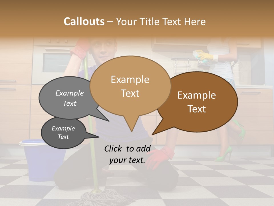 Maid Home Playful PowerPoint Template