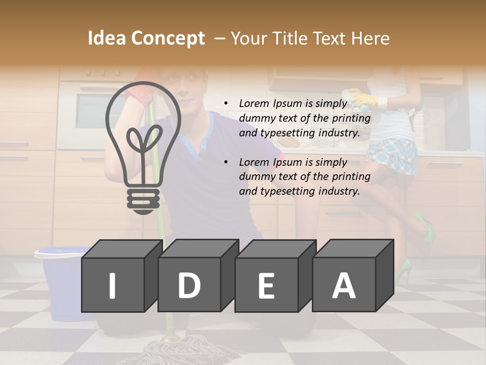 Maid Home Playful PowerPoint Template