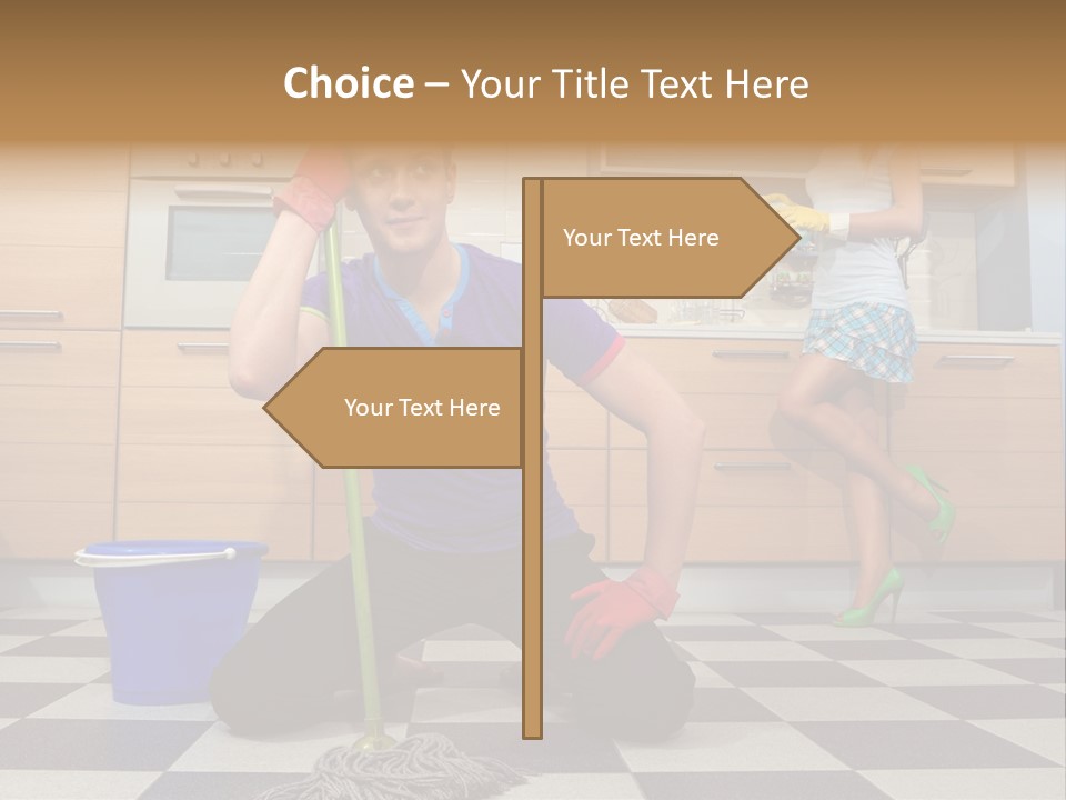 Maid Home Playful PowerPoint Template