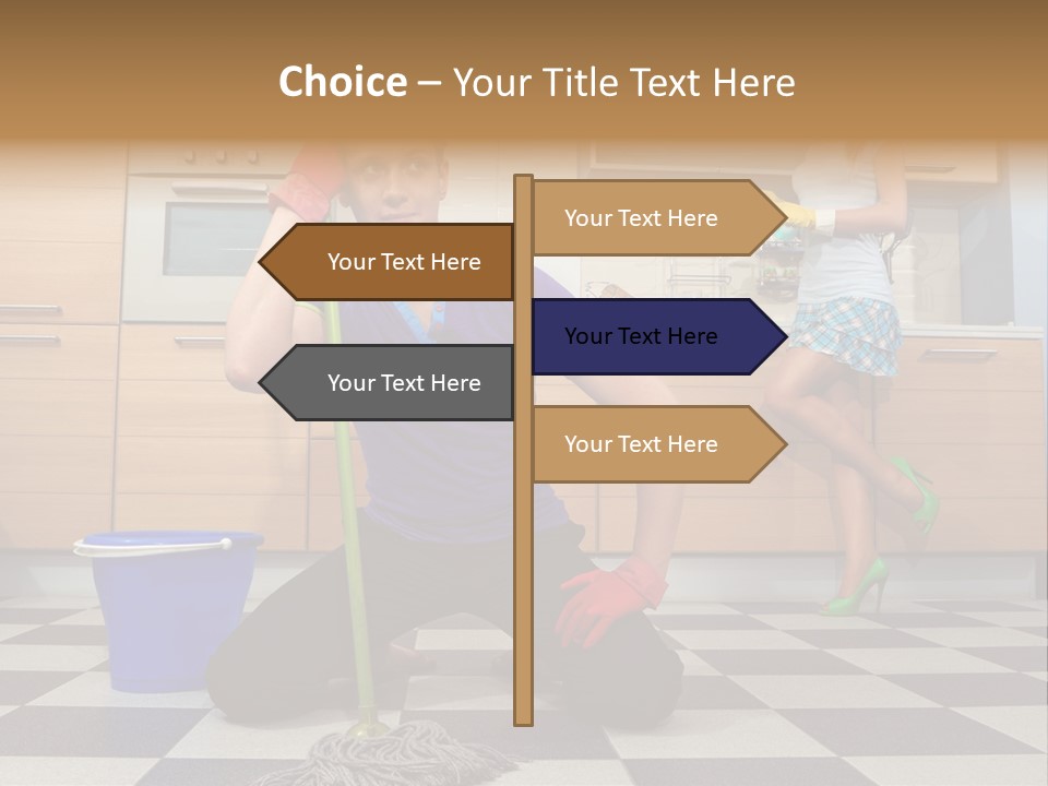 Maid Home Playful PowerPoint Template