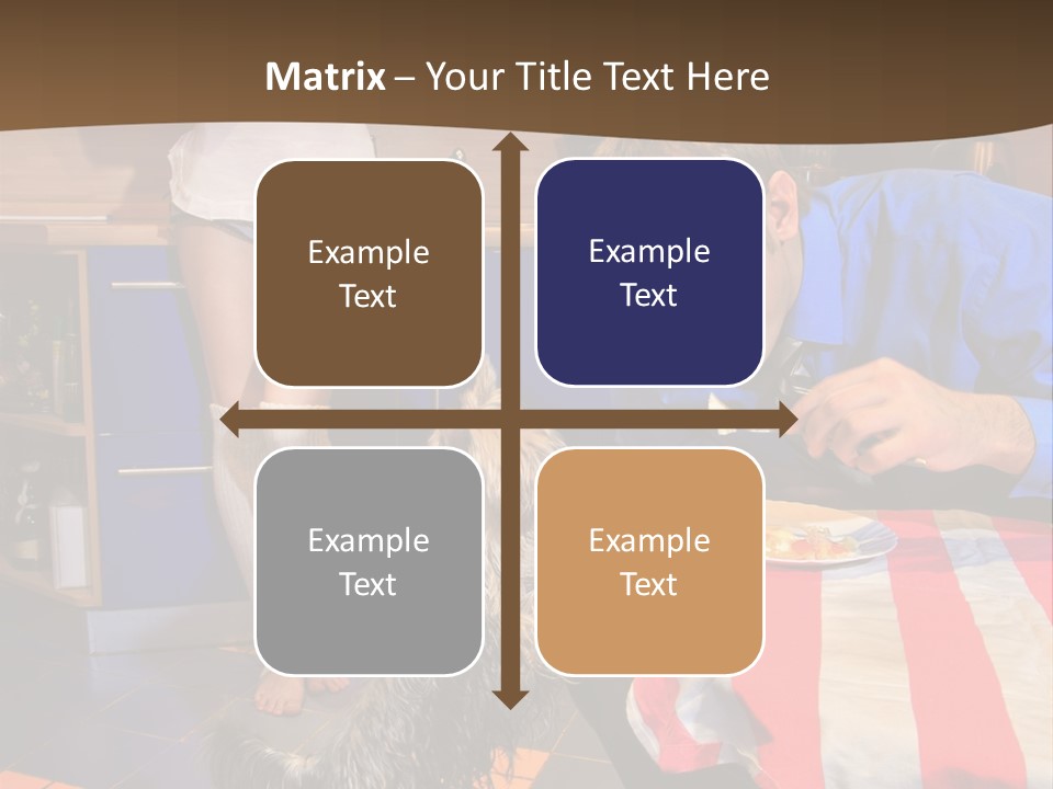 Woman Joy People PowerPoint Template