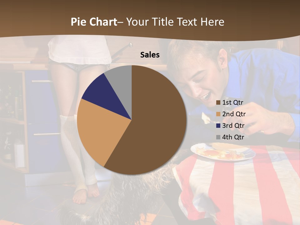 Woman Joy People PowerPoint Template