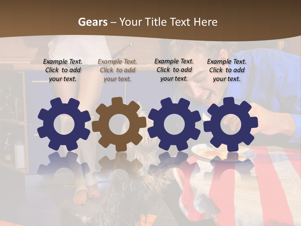 Woman Joy People PowerPoint Template