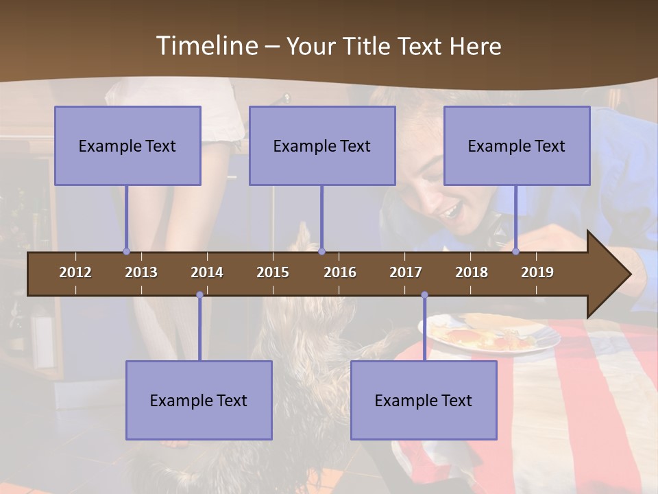 Woman Joy People PowerPoint Template