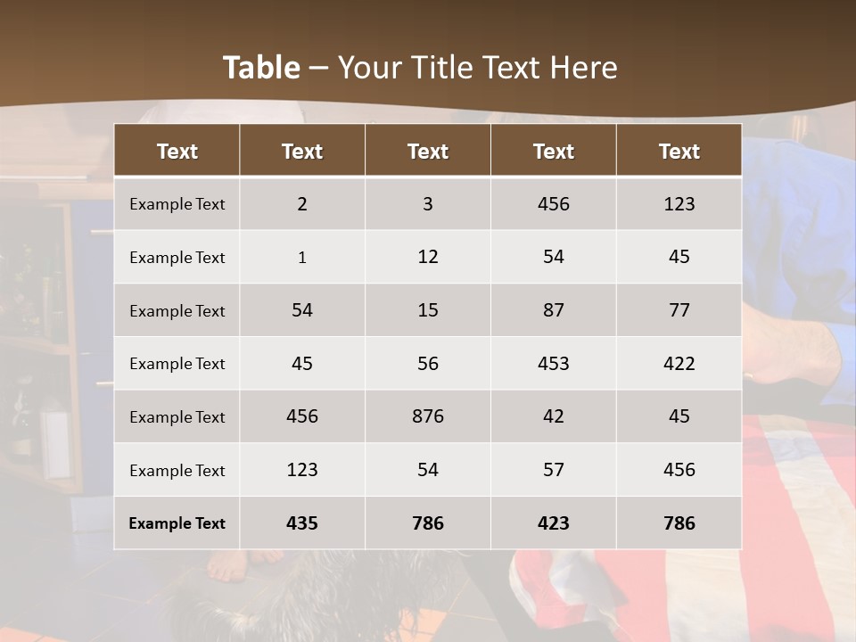 Woman Joy People PowerPoint Template