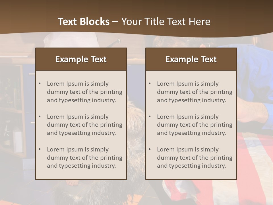 Woman Joy People PowerPoint Template
