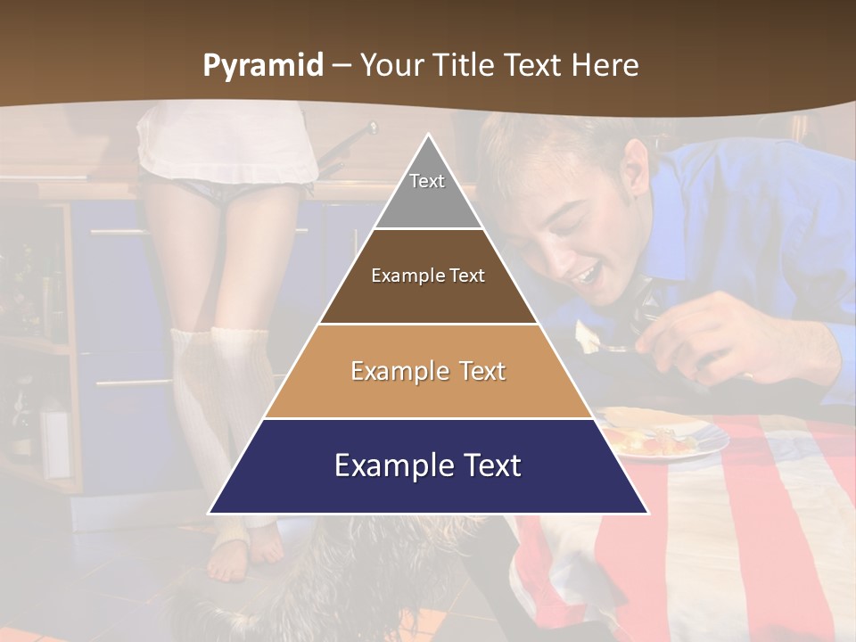 Woman Joy People PowerPoint Template