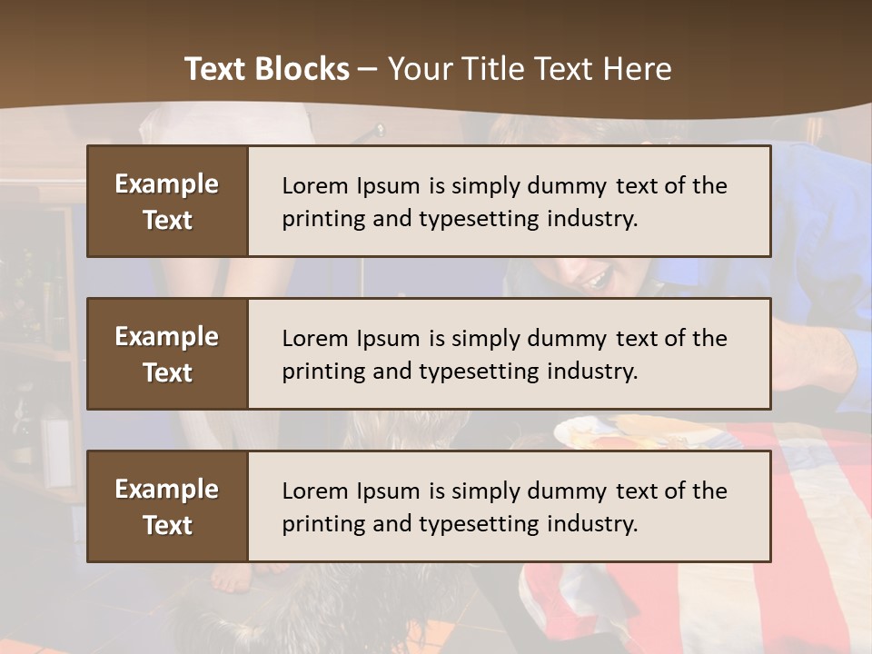 Woman Joy People PowerPoint Template