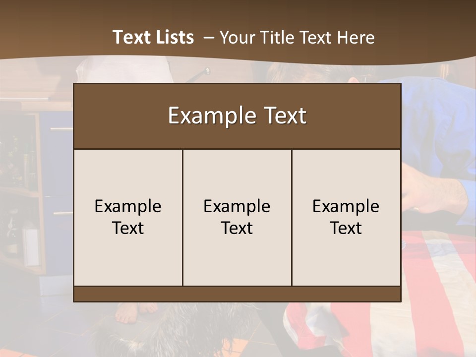 Woman Joy People PowerPoint Template
