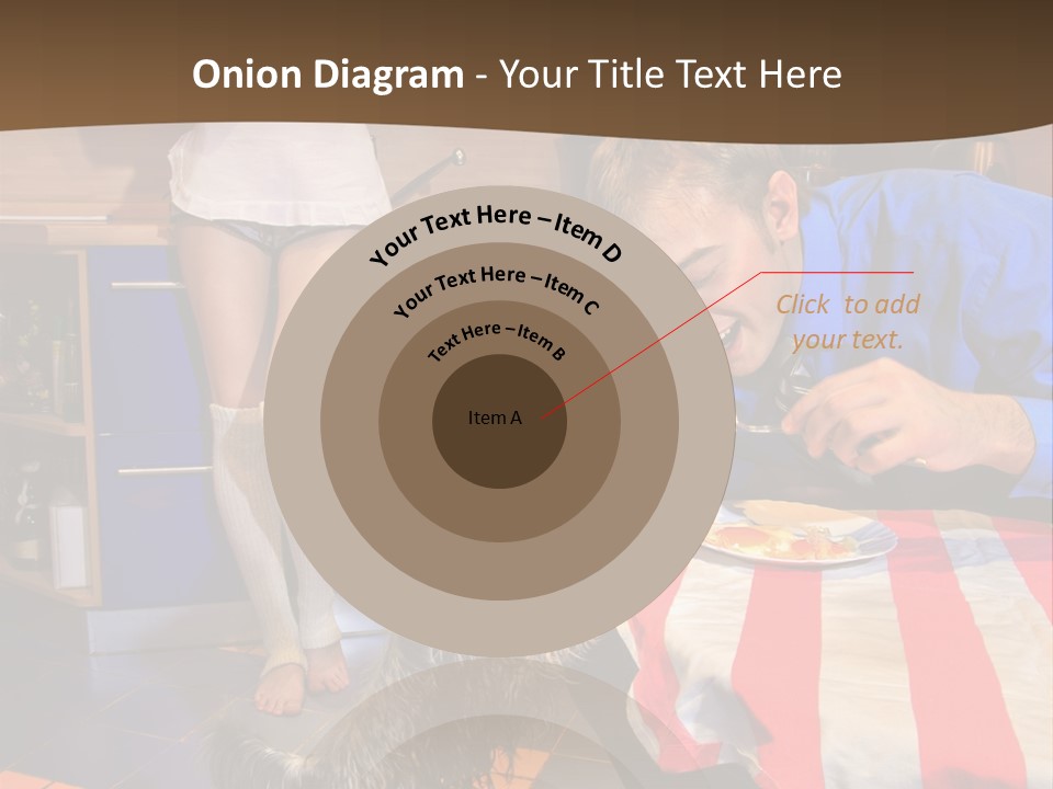 Woman Joy People PowerPoint Template