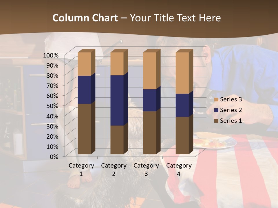 Woman Joy People PowerPoint Template