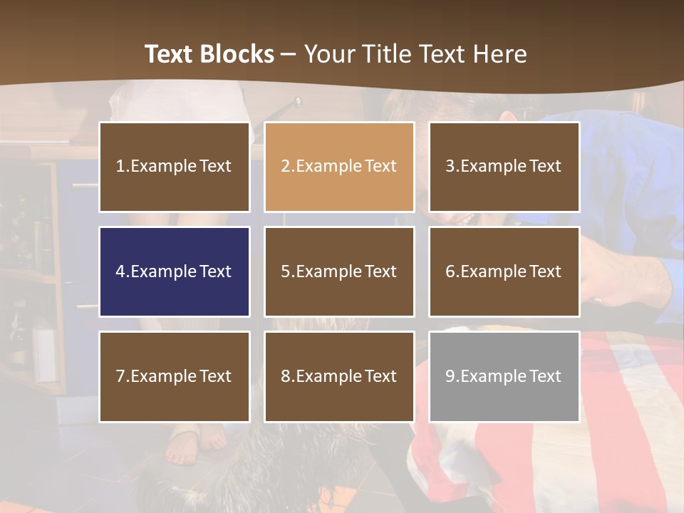 Woman Joy People PowerPoint Template