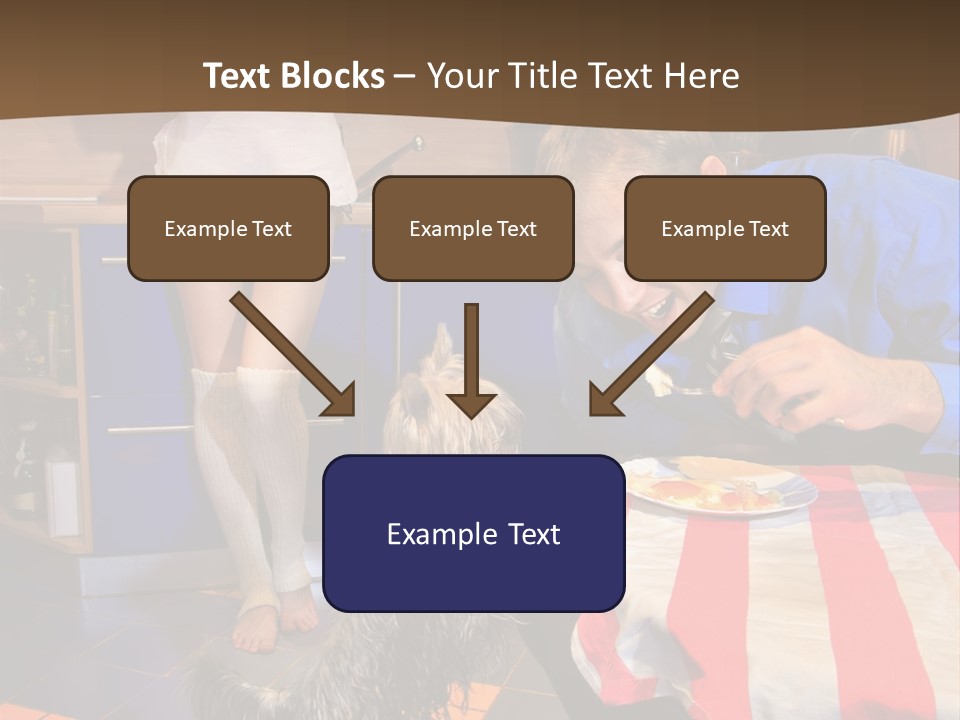 Woman Joy People PowerPoint Template