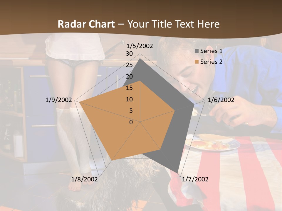 Woman Joy People PowerPoint Template