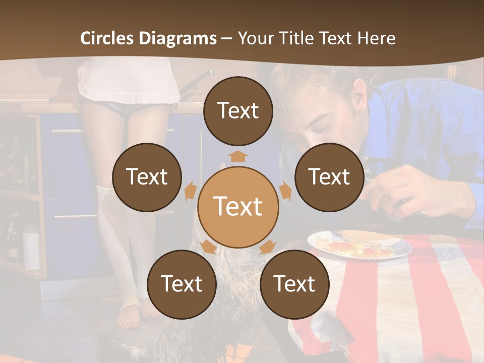 Woman Joy People PowerPoint Template