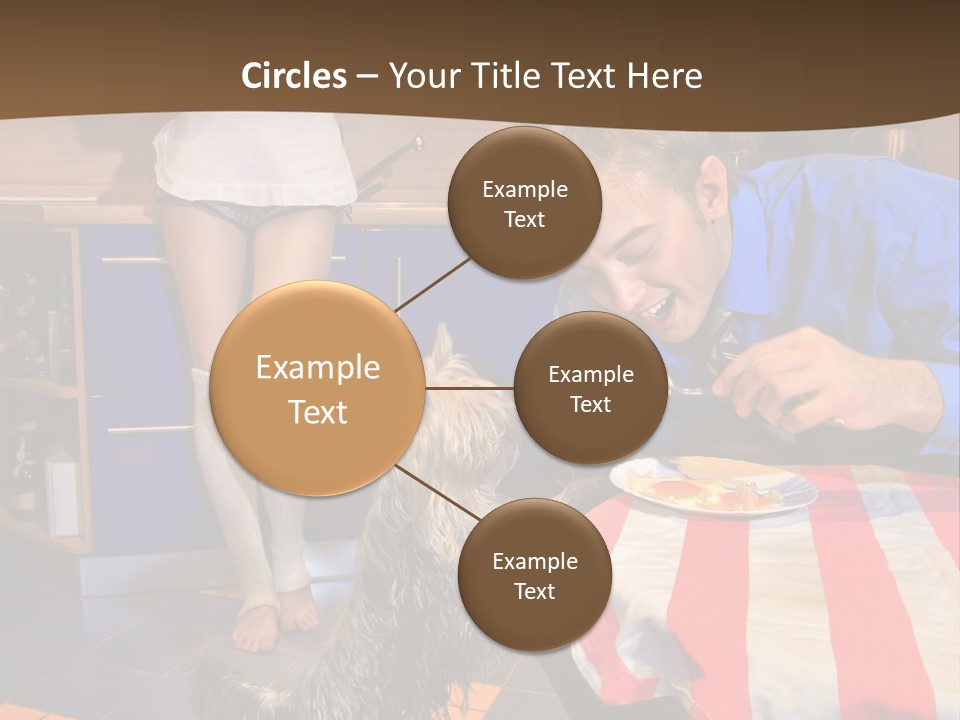 Woman Joy People PowerPoint Template