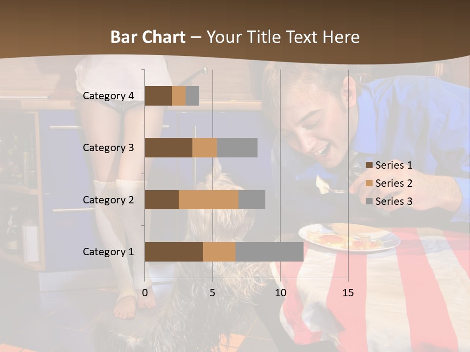 Woman Joy People PowerPoint Template
