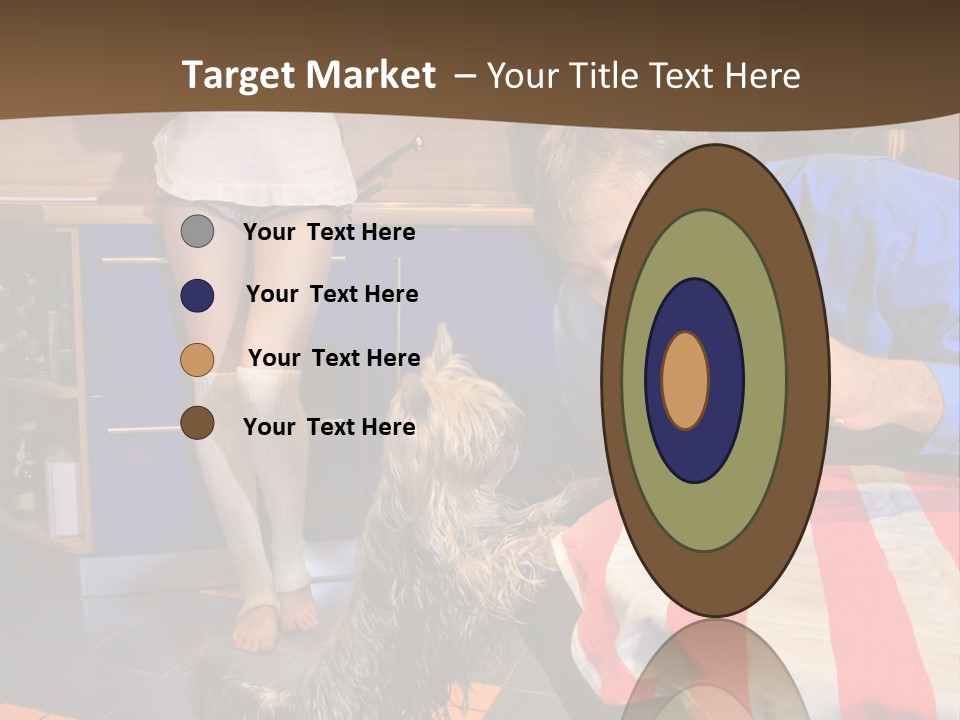 Woman Joy People PowerPoint Template