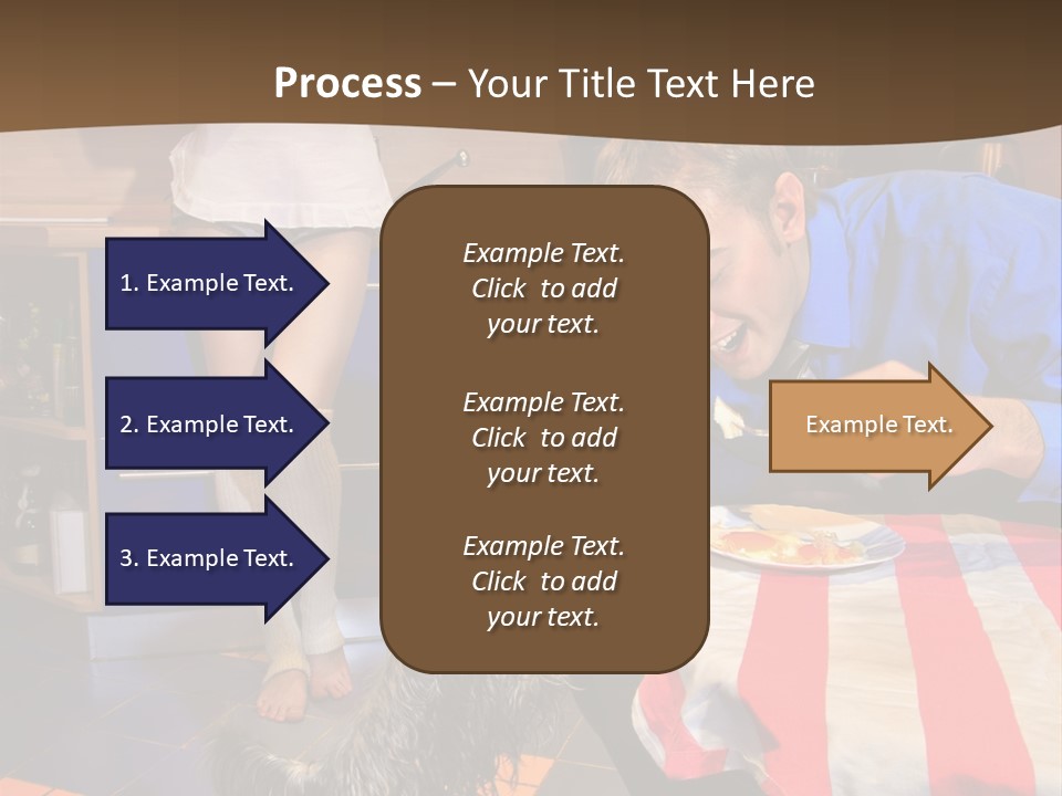 Woman Joy People PowerPoint Template