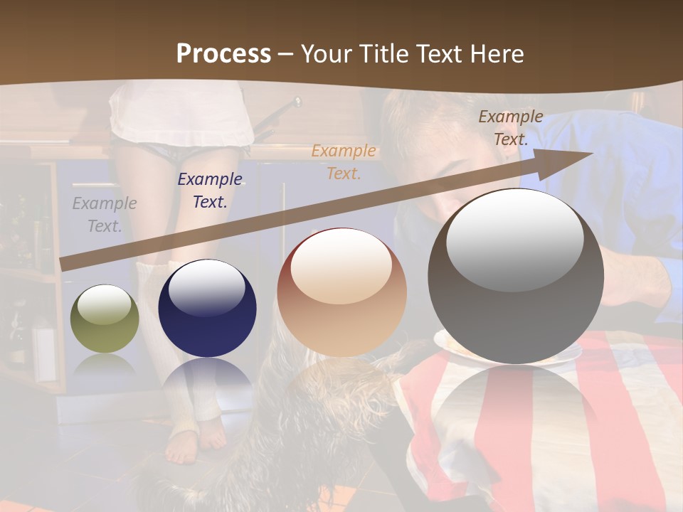 Woman Joy People PowerPoint Template