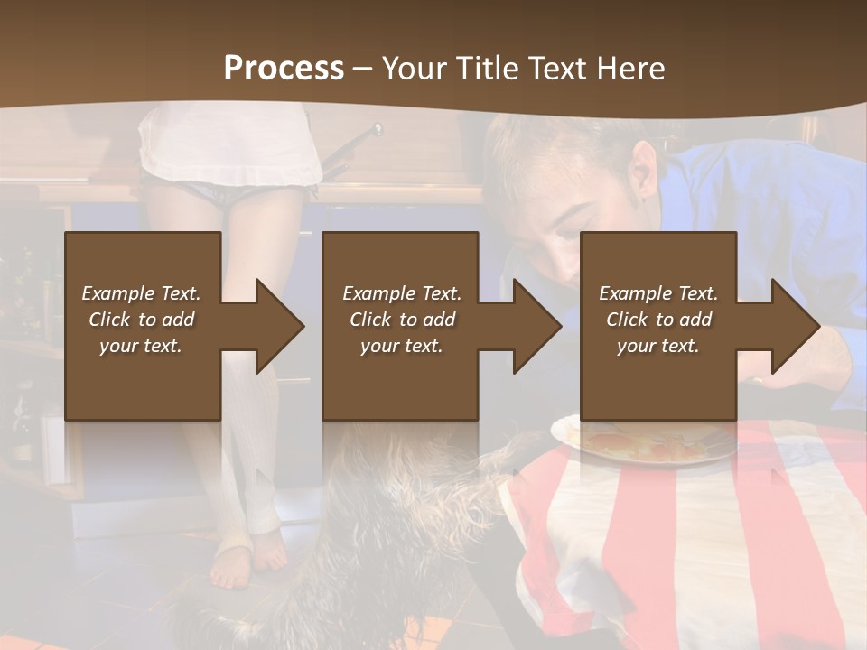 Woman Joy People PowerPoint Template