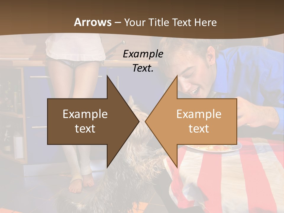 Woman Joy People PowerPoint Template