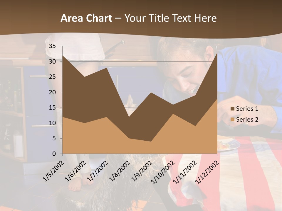 Woman Joy People PowerPoint Template