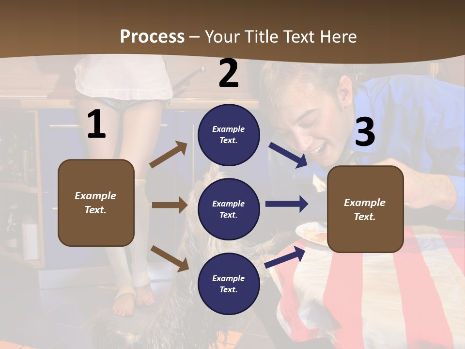 Woman Joy People PowerPoint Template