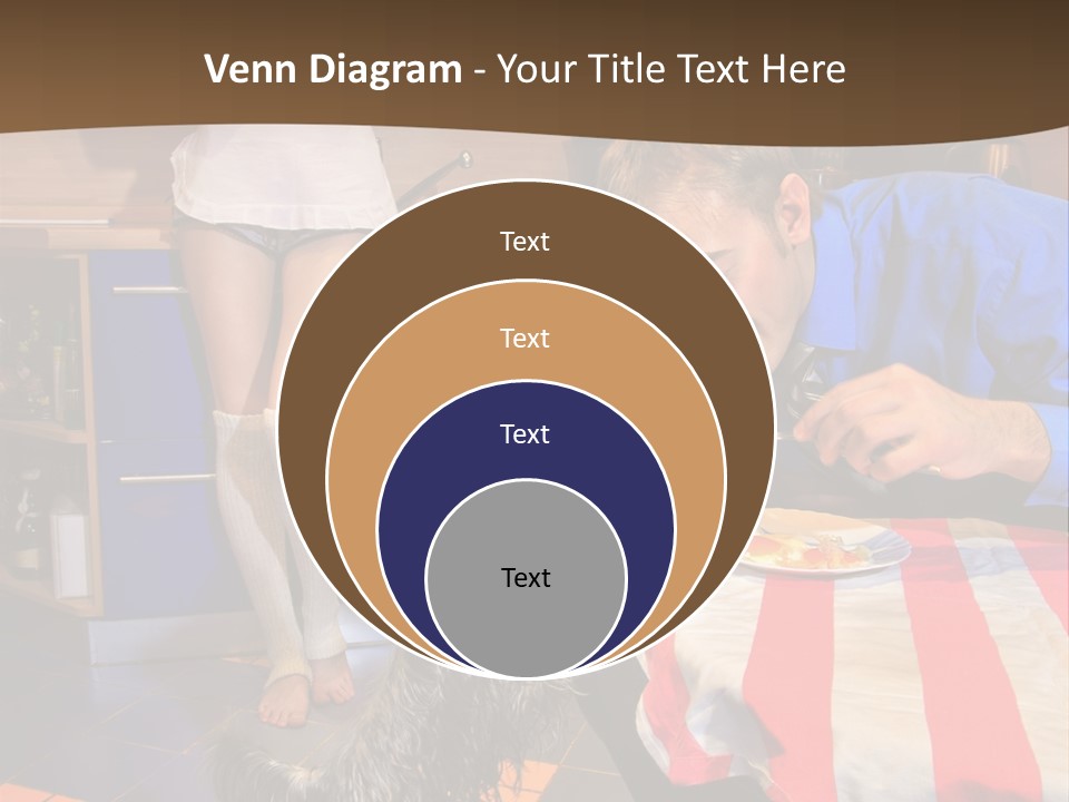 Woman Joy People PowerPoint Template