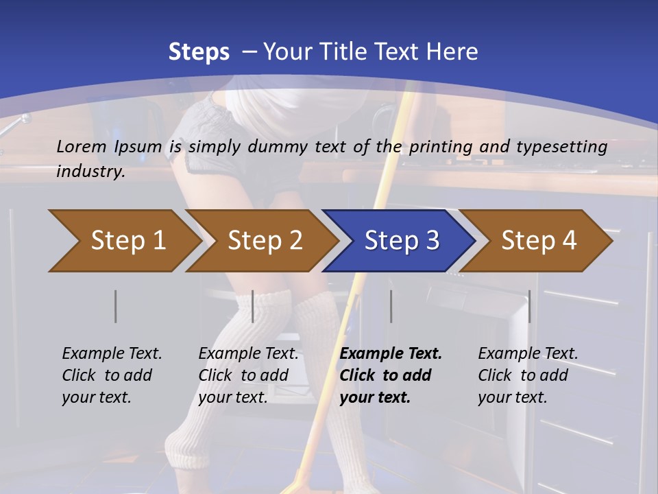 Funny One Person Beautiful PowerPoint Template