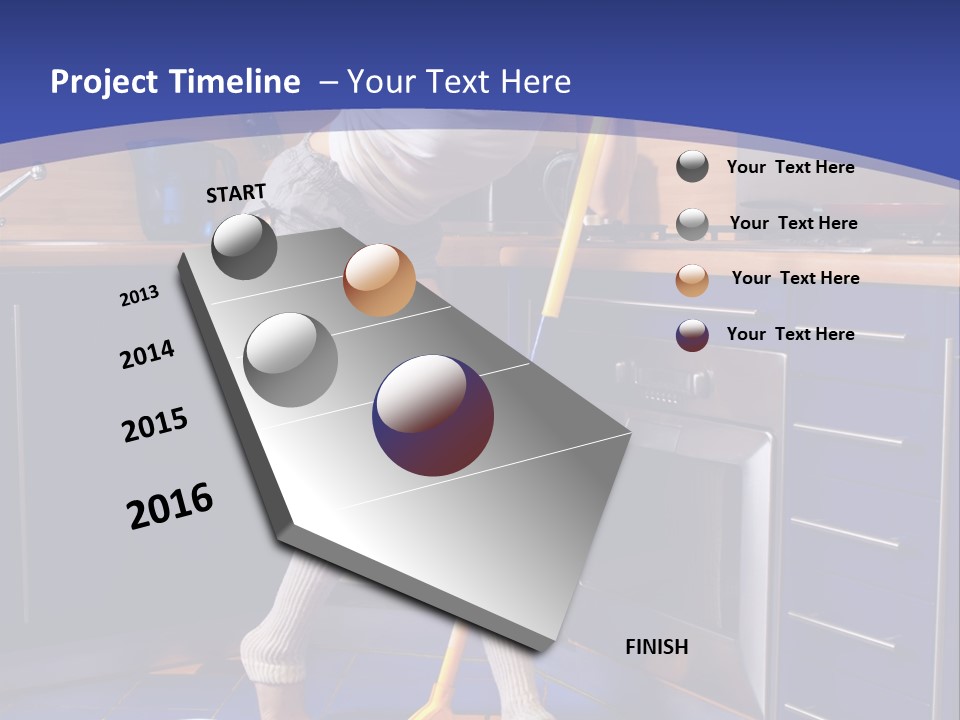 Funny One Person Beautiful PowerPoint Template