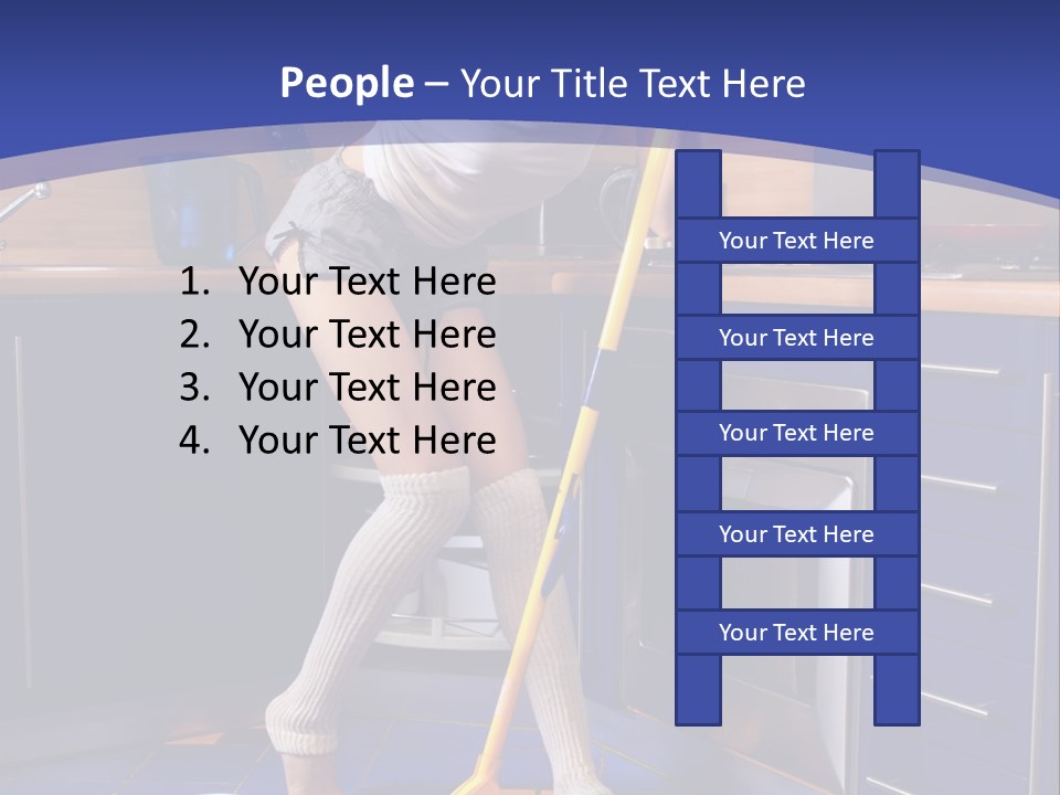 Funny One Person Beautiful PowerPoint Template