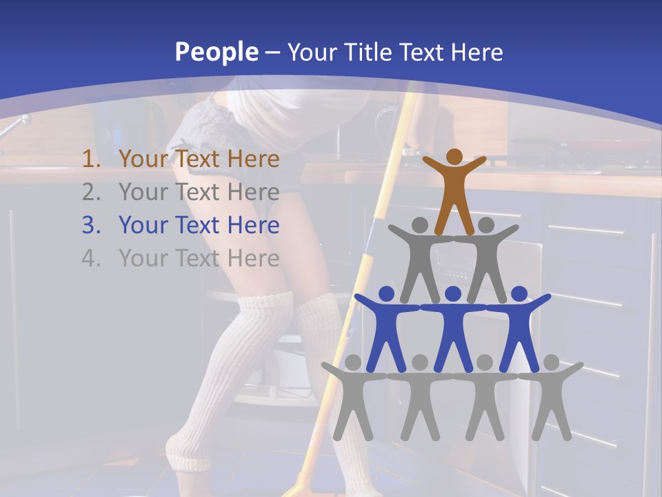 Funny One Person Beautiful PowerPoint Template
