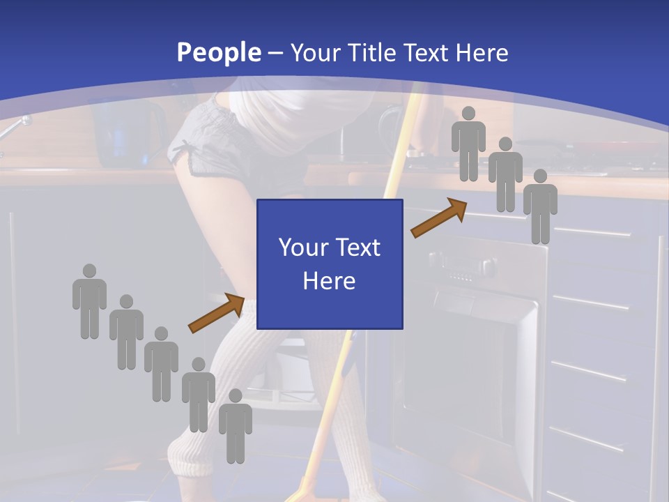 Funny One Person Beautiful PowerPoint Template