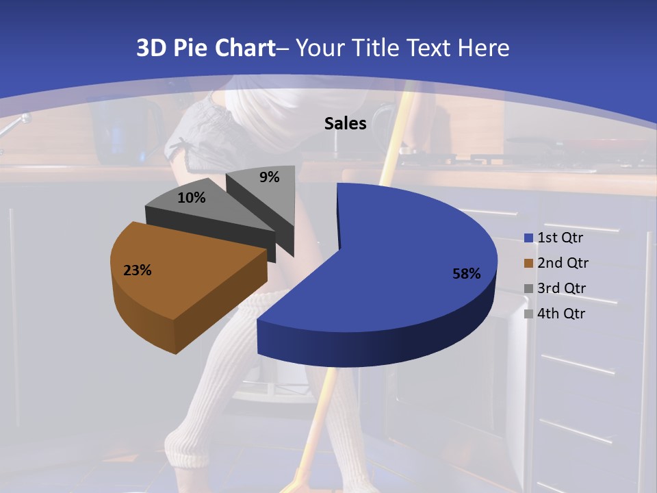 Funny One Person Beautiful PowerPoint Template