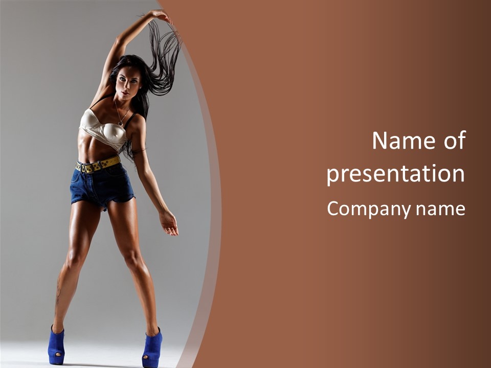 Beautiful Human Fashion PowerPoint Template