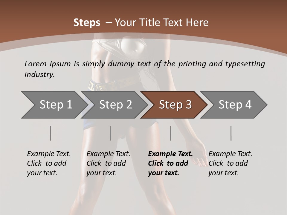 Beautiful Human Fashion PowerPoint Template