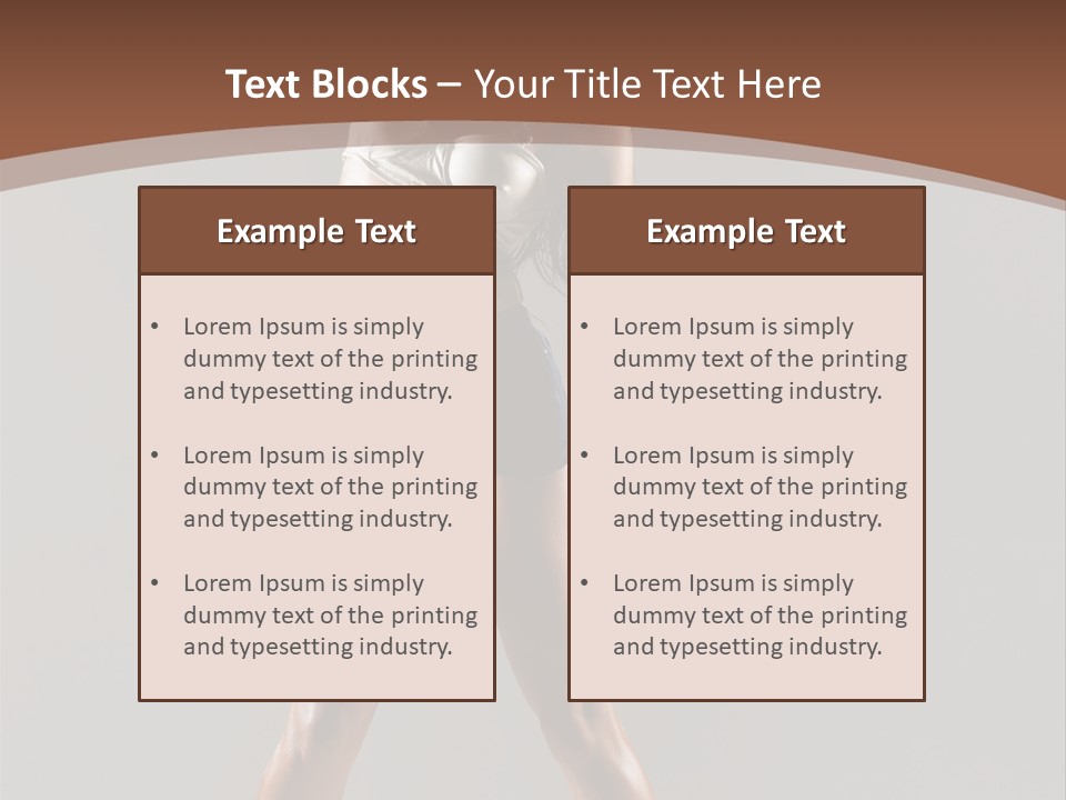 Beautiful Human Fashion PowerPoint Template