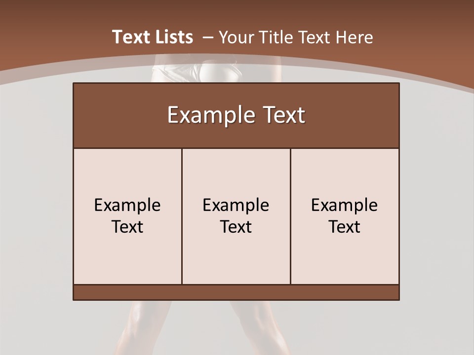 Beautiful Human Fashion PowerPoint Template