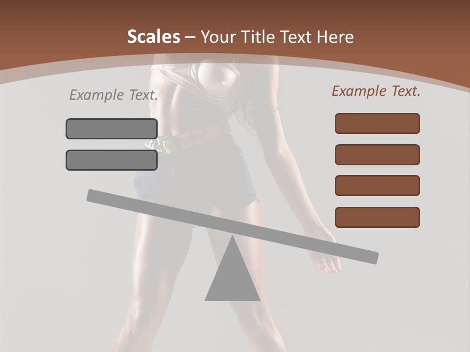Beautiful Human Fashion PowerPoint Template