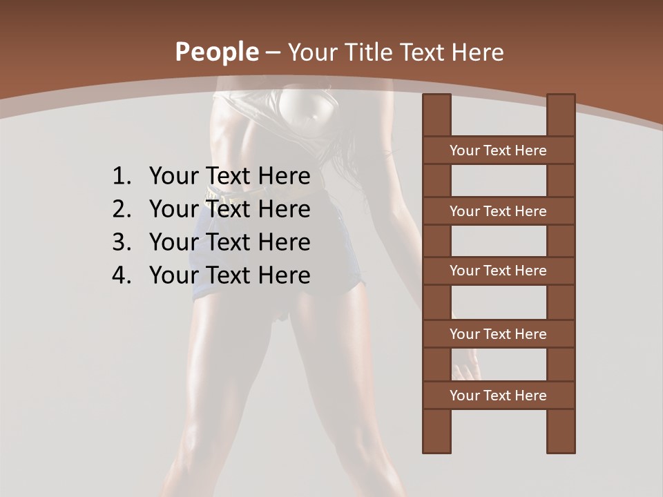 Beautiful Human Fashion PowerPoint Template