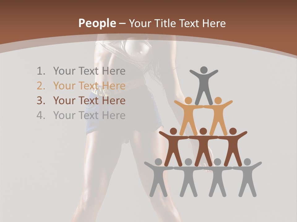 Beautiful Human Fashion PowerPoint Template