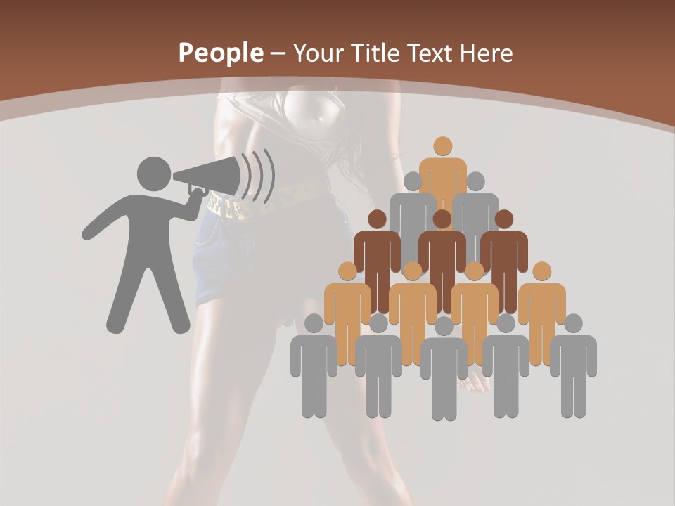 Beautiful Human Fashion PowerPoint Template