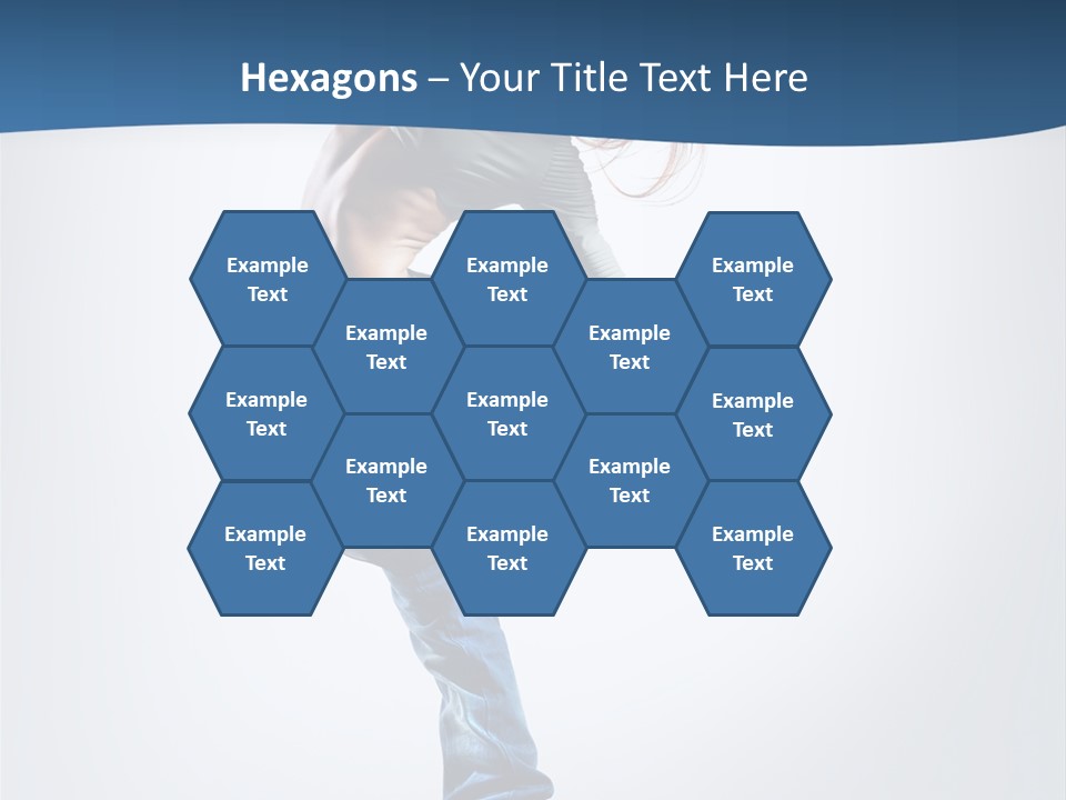 Dancer Stretching One PowerPoint Template