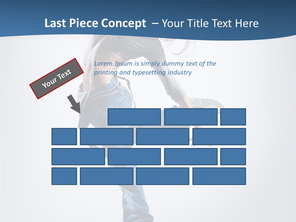 Dancer Stretching One PowerPoint Template