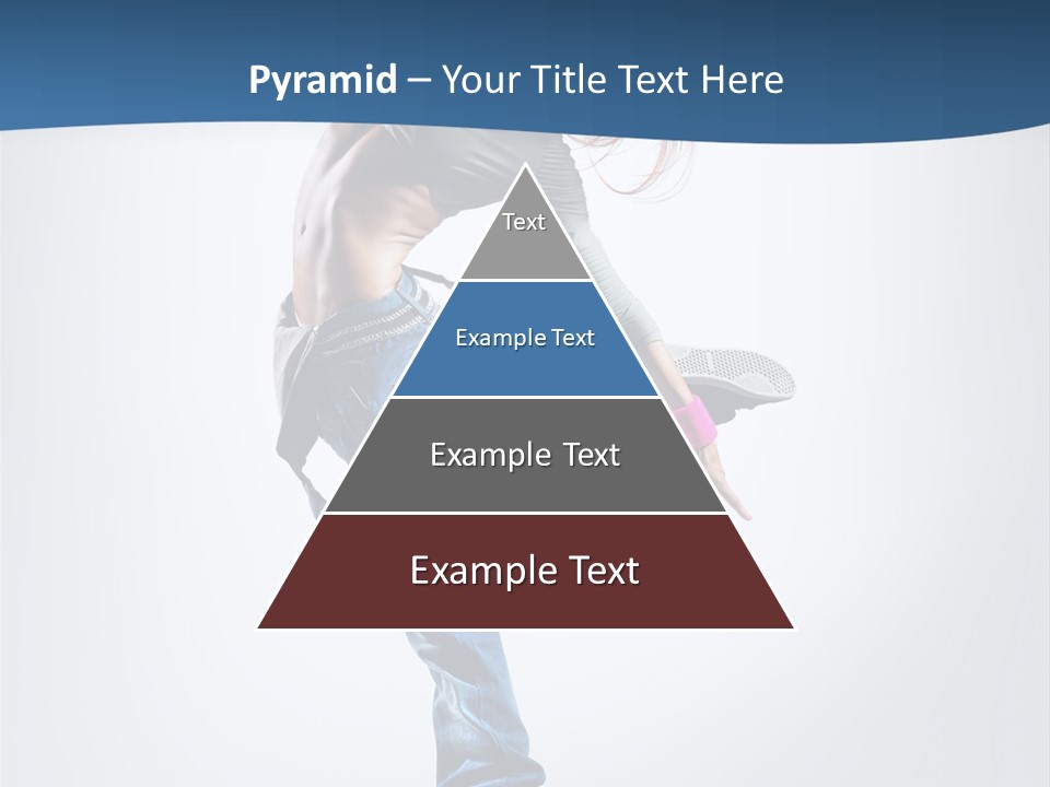 Dancer Stretching One PowerPoint Template