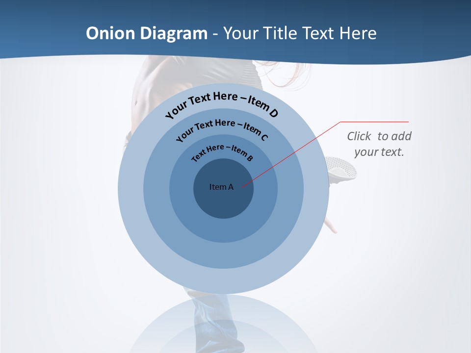 Dancer Stretching One PowerPoint Template